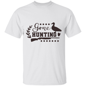 Gone hunting youth Cotton T-Shirt