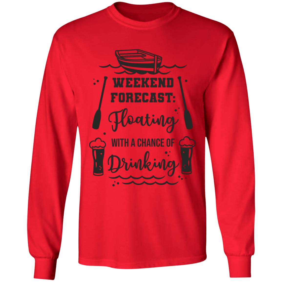 Weekend forecast long sleeve T-shirt