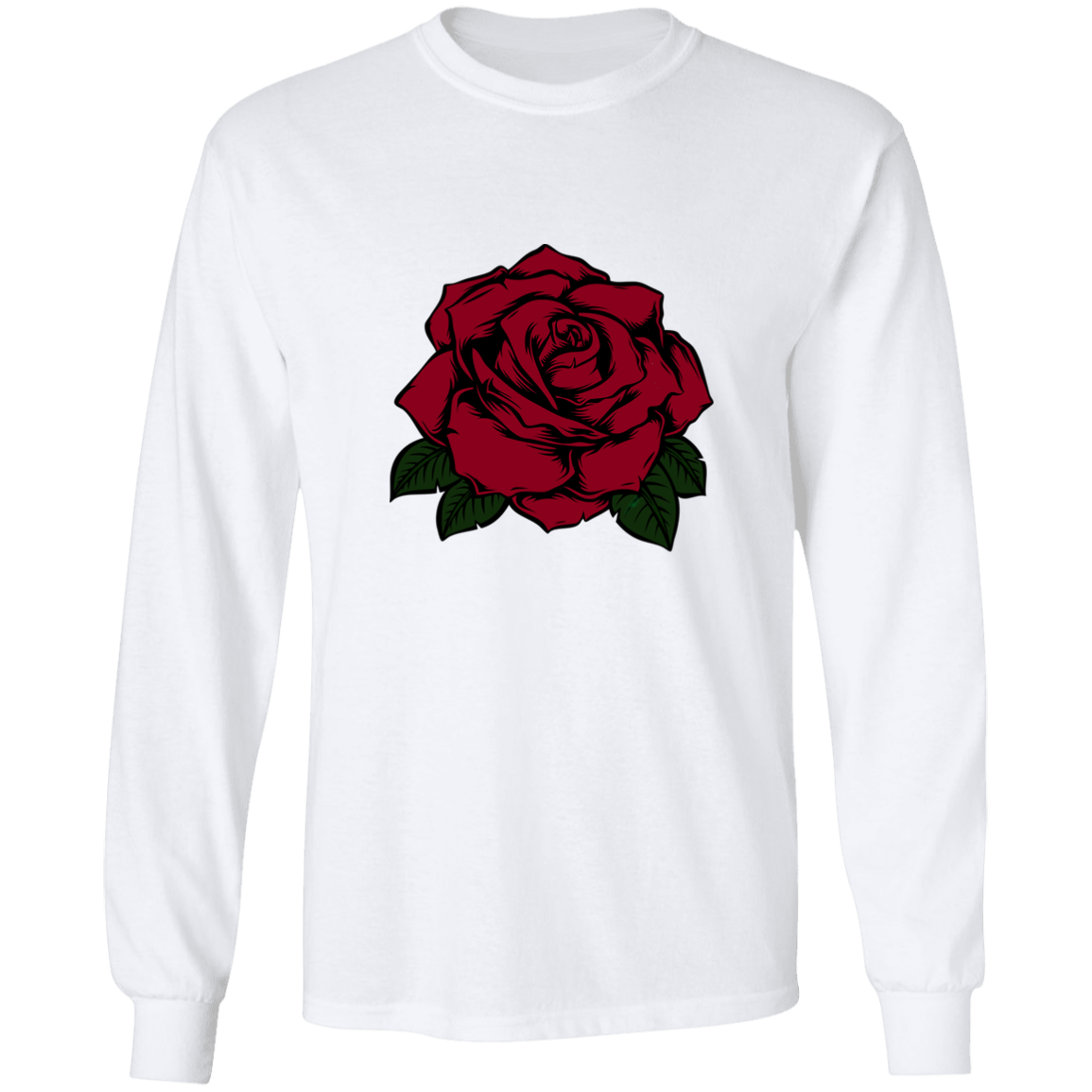 Rose long sleeve  T-Shirt