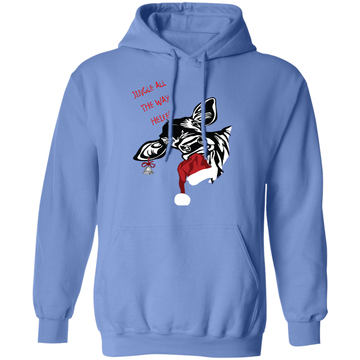 Jingle all the way heifer (2) Pullover Hoodie