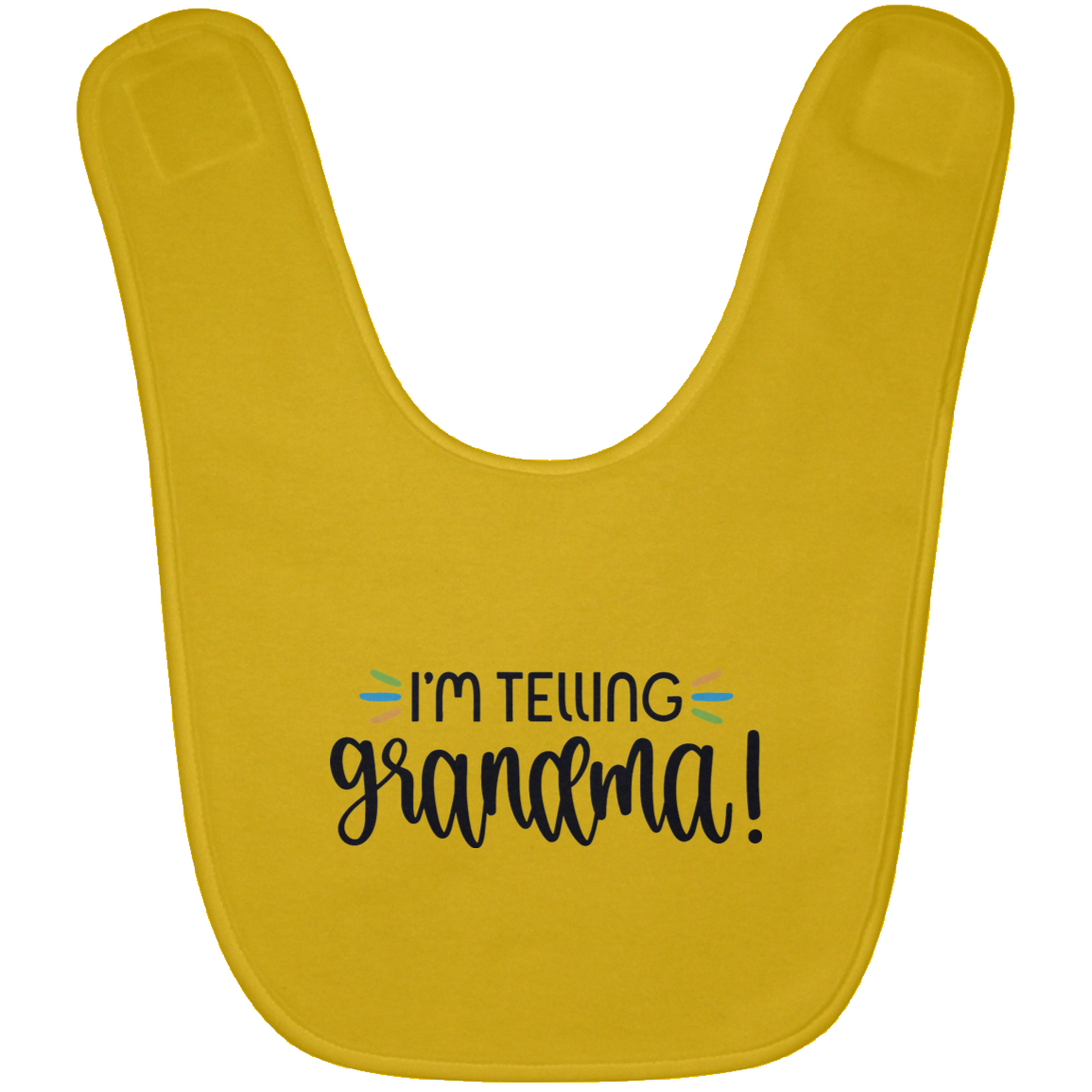 Telling grandma Baby Bib