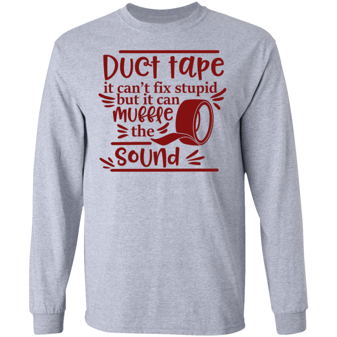 Duct tape long sleeve t'shirt