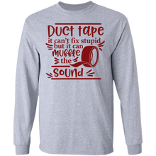 Load image into Gallery viewer, Duct tape long sleeve t&#39;shirt
