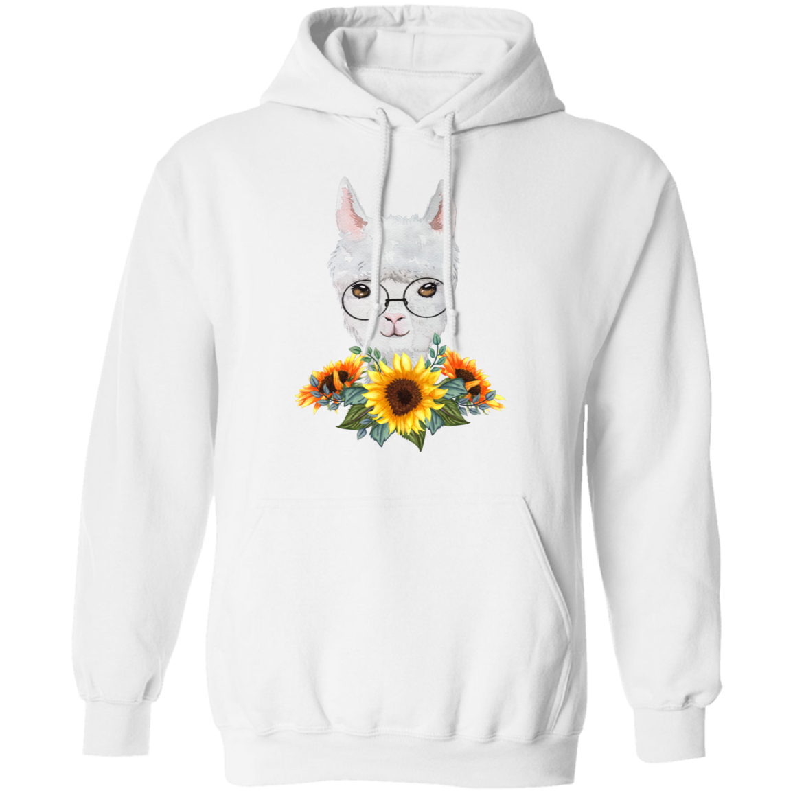 Llama Sunflower hoodie
