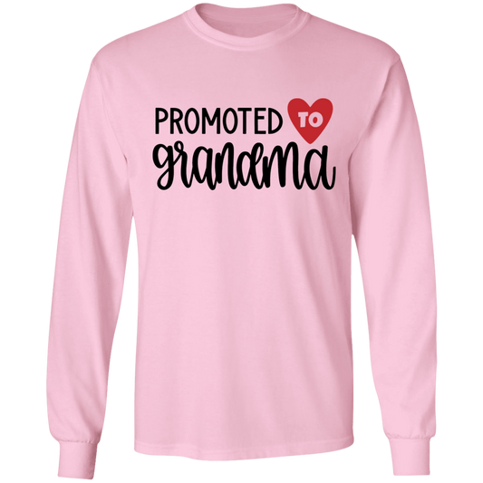 Promoted to Grandma long sleeve t'shirt
