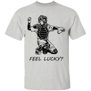 Baseball catcher - feel lucky - T-Shirt (youth)