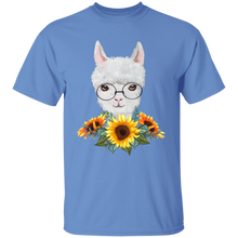 Load image into Gallery viewer, Llama Sunflower T-shirt
