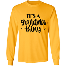 Load image into Gallery viewer, It&#39;s a Grandma thing long sleeve t&#39;shirt
