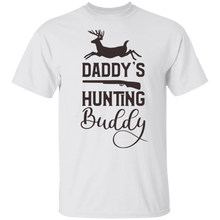 Load image into Gallery viewer, Daddy&#39;s hunting buddy youth Cotton T-Shirt
