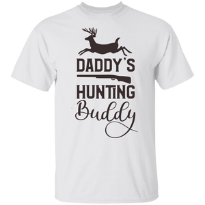 Daddy's hunting buddy youth Cotton T-Shirt
