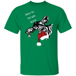 Jingle all the way heifer T-Shirt