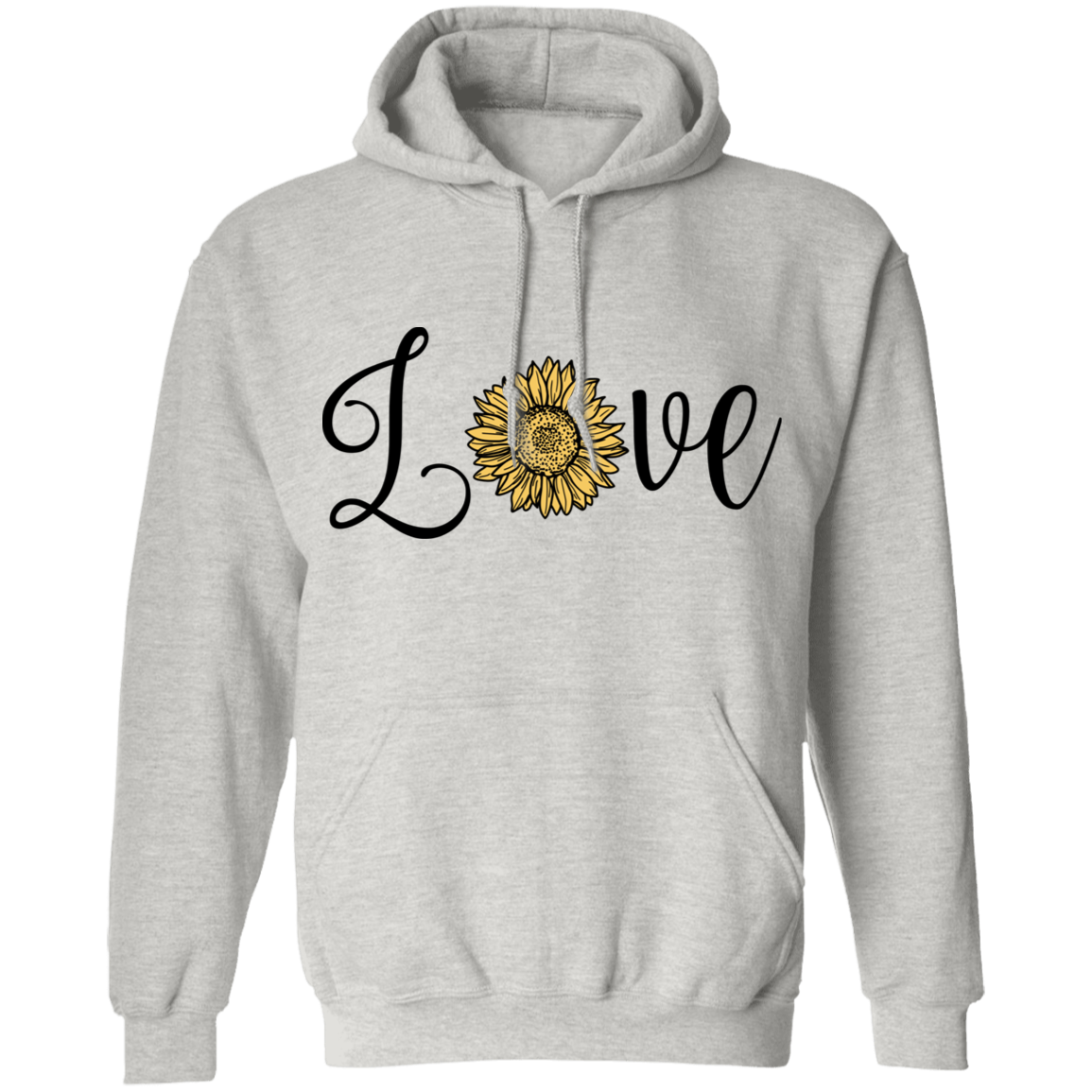 Sunflower/love Pullover Hoodie