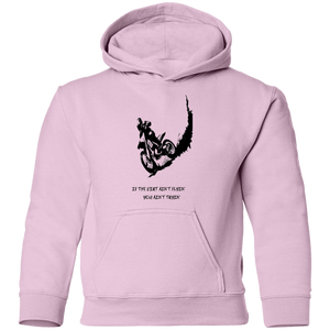 youth dirt flyin' pullover hoodie