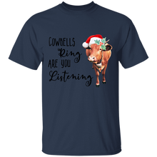 Load image into Gallery viewer, cow bells ring. T-Shirt
