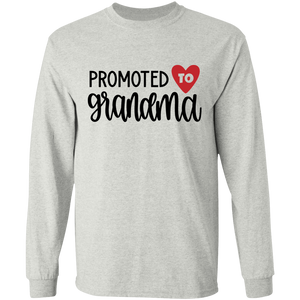 Promoted to Grandma long sleeve t'shirt