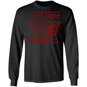 Duct tape long sleeve t'shirt