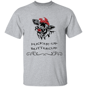 Pucker-up buttercup short sleeve t-shirt
