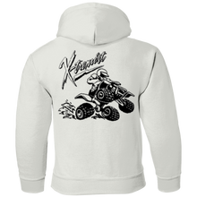 Load image into Gallery viewer, Youth 4-wheeler extreme pullover Hoodie front and back print
