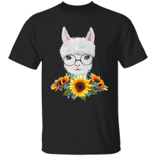 Load image into Gallery viewer, Llama Sunflower T-shirt
