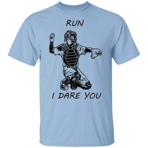 Baseball catcher - run - T-Shirt (youth)