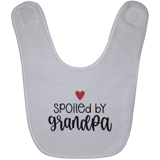 Spoiled by Grandpa Baby Bib