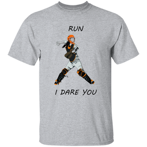 Softball catcher - run - T-Shirt (youth)
