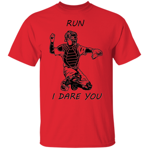 Baseball catcher - run - T-Shirt (youth)
