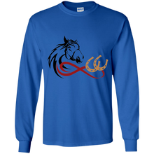 Load image into Gallery viewer, Horse infinity - youth long sleeve
