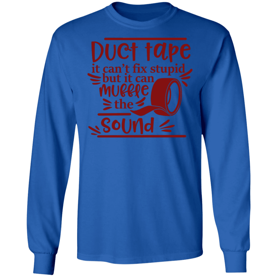 Duct tape long sleeve t'shirt