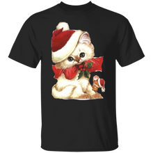 Load image into Gallery viewer, Kitten Santa T-Shirt
