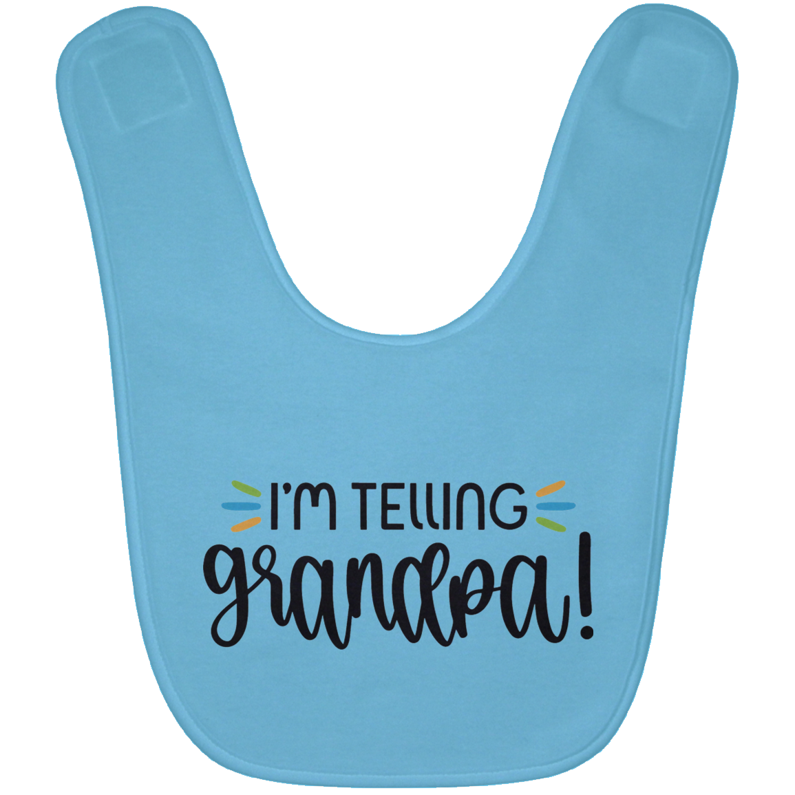 Telling Grandma Baby Bib