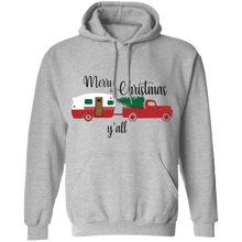 Load image into Gallery viewer, Merry Christmas camper hoodie
