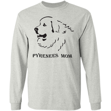 Load image into Gallery viewer, Great Pyrenees Mom long sleeve Cotton T-Shirt
