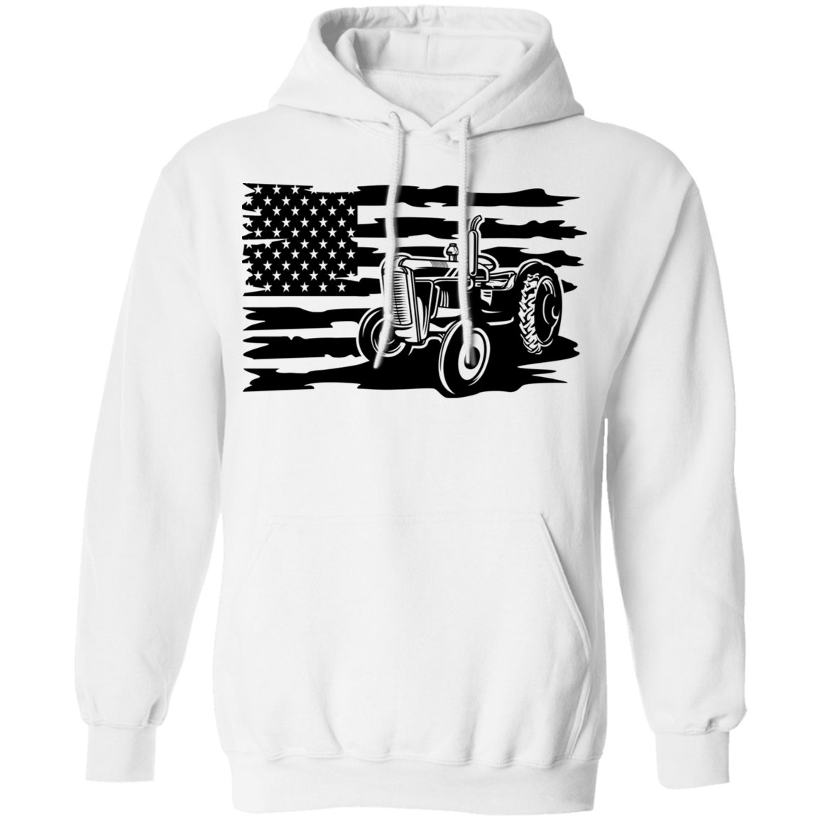 Tractor/Flag Hoodie