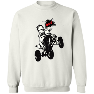 4-wheeler OMG Crewneck Pullover Sweatshirt