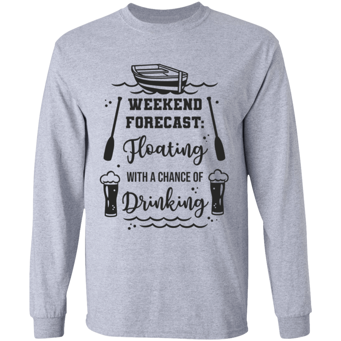 Weekend forecast long sleeve T-shirt