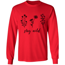 Load image into Gallery viewer, Stay Wild Cotton T-Shirt Long sleeve
