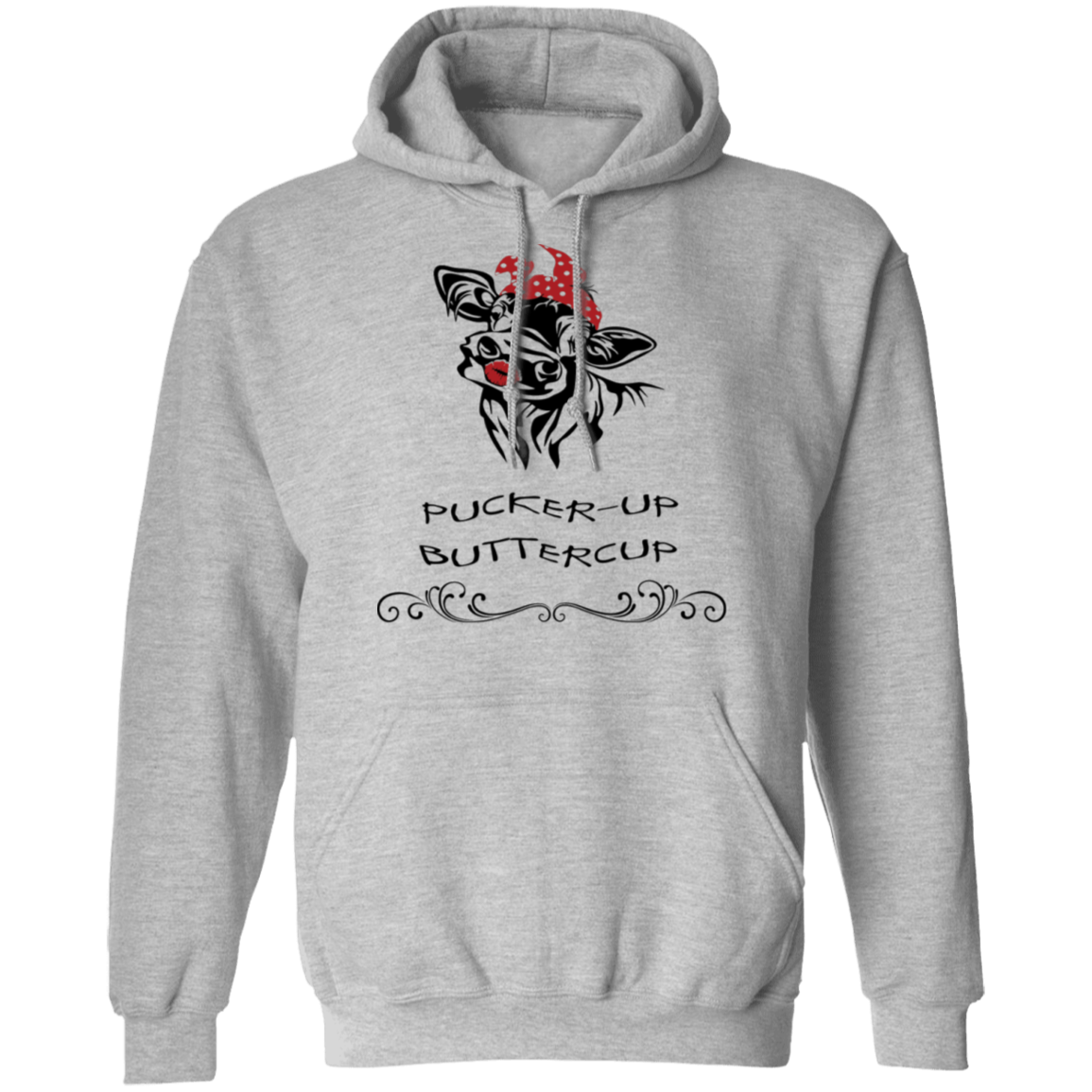 pucker up buttercup hoodie