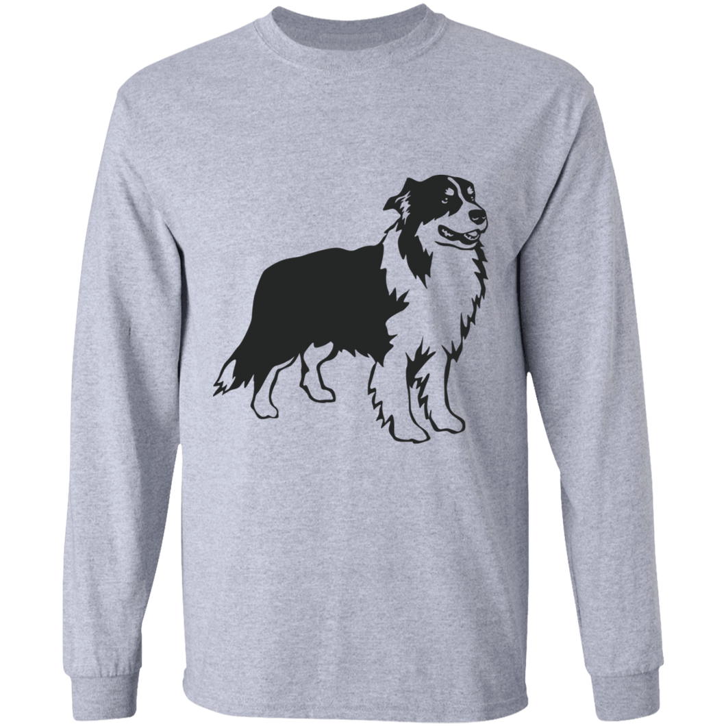Australian Shepard long sleeve Cotton T-Shirt