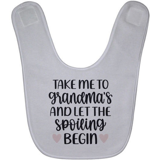 Take me to Grandma's Baby Bib