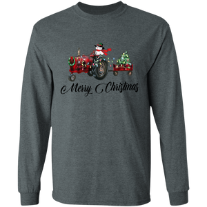Snowman/tractor long sleeve t'shirt