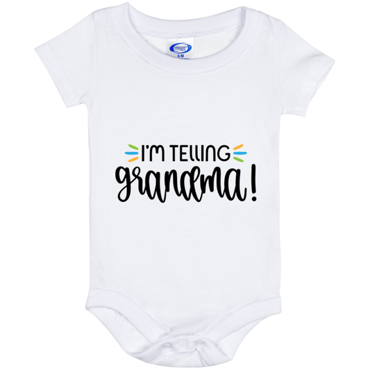 Telling Grandma Onesie 6 Month