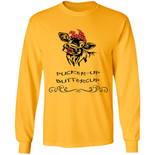 Load image into Gallery viewer, Pucker-up buttercup long sleeve t&#39;shirt
