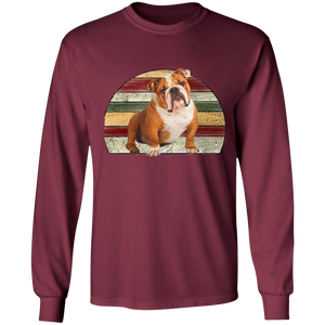T-shirt long sleeve bulldog