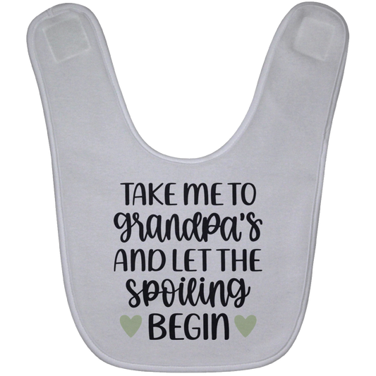 Take me to Grandpa's Baby Bib