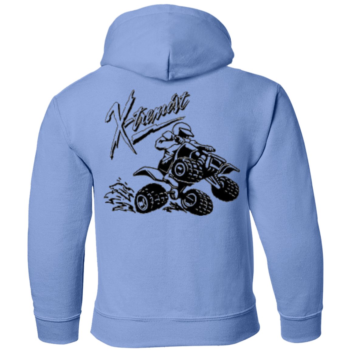 Youth 4-wheeler extreme pullover Hoodie front and back print