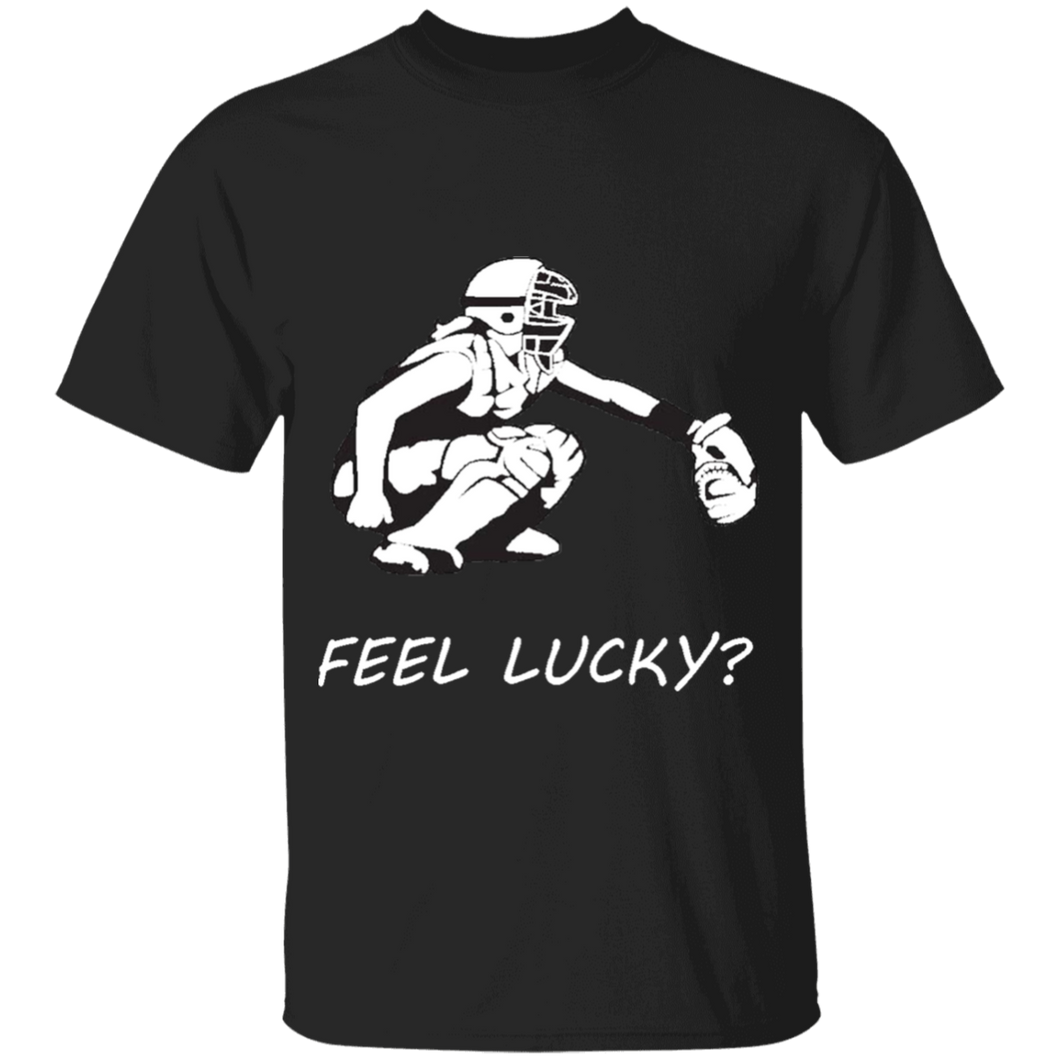 Softball catcher - feel lucky (w) T-Shirt (youth)