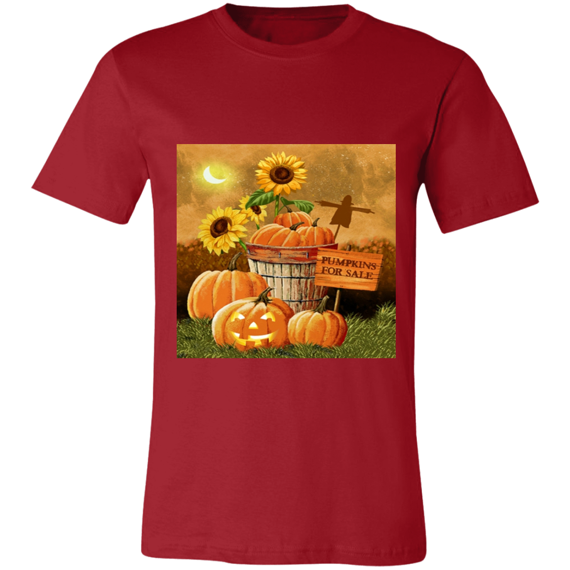 T-shirt - fall pumkins short sleeve