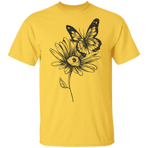 Wildflower and butterfly T-Shirt
