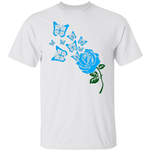 rose and butterfly  T-Shirt